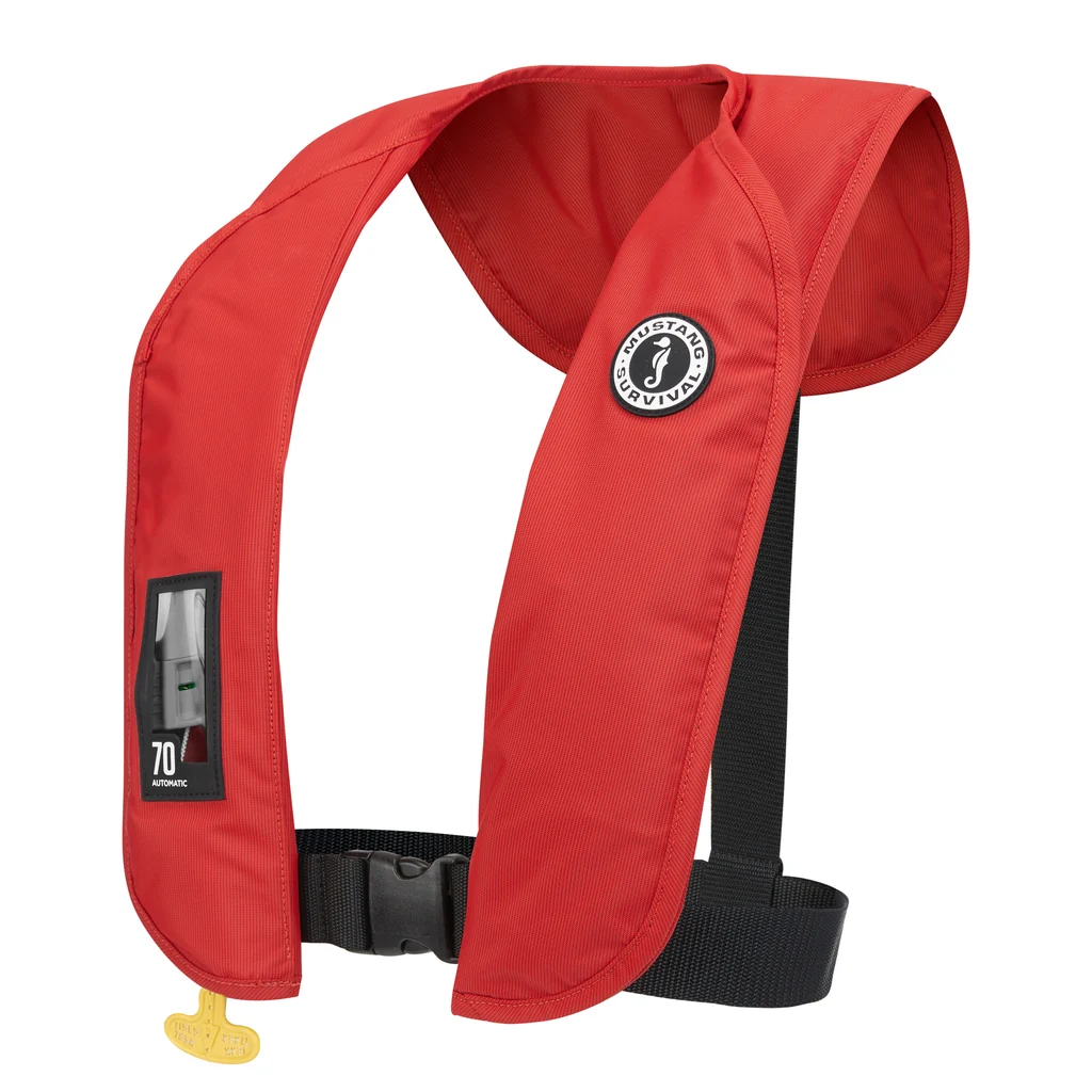 Mustang Survival MIT 70 Auto inflatable PFD - Red (MD4042-4-0) - Image 4