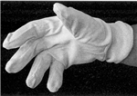 Boss Gloves Pair Large Cotton Gloves 4011