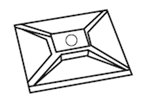 Mize Tie Down Mount W/Adhesive TDM-X