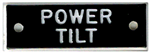 Bernard Engraving Id Plate /Power Tilt IP75