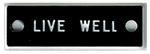 Bernard Engraving Id Plate /Live Well IP-147
