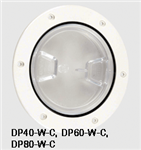 Beckson 4in Clr Screw Deck Plate DP40-W-C