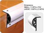 Taylor Made 10ft White P-Shaped Dock Edge, 3-1/8in x 2in - 46012