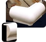 Taylor Made White 90Deg Dock Corner, 6in x 6in - 46015