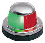Perko Chrome Horizontal Mount Bi-Color Navigation Light - 0972DP0CHR