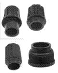 Perko Replacement Collar Set for Pole Lights, Assorted 4pk - 0030DP0002