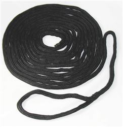 Bucaneer Rope 5/8 X 35 Black Dock Line 30-04435 Braided Dock Lines 232591