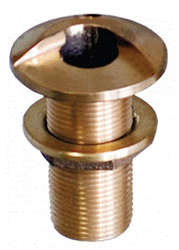 Groco  1-1/2in High Speed Thru Hull HSTH-1500-W A: 3.15in B: 0.3in C: 2.89in Thru-Hulls 381556