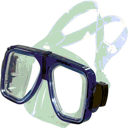 Aqua Wing Yellow Double Lens Silcone Mask – MK-121-NY Sale 378033
