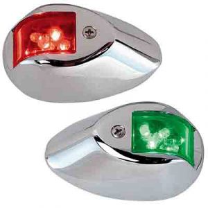 Perko 24V LED Side Lights, Chrome – 0602DP2CHR Navigation Lights 0602DP2CHR