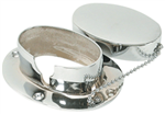 Whitecap Chrome Plated Brass Deck Pipe - S-0114P