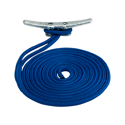 Seadog Dbl Braid Dock Line 3/8X15 Blu 302110015BL-1 Braided Dock Lines 302110015BL-1