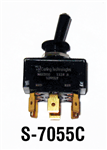 Whitecap On/Off/On Lighted DPDT Tip Toggle Switch - S-7055C