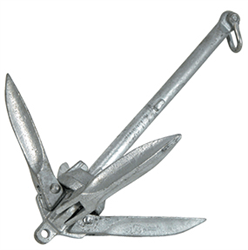 Whitecap 2.5Lb Fldg Grapnel Anchor S-1701 Boat size 5Ft – 14Ft Small Craft Anchors & Anchor Accessories 112221