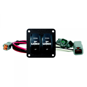 Lenco Marine Double Rocker Switch 10222-211D Trim Tab Controls & Switches 10222-211D