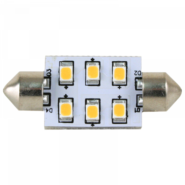 Scandvik 1030V 6Led Ww Festoon Bulb 41102P Boat Owners Warehouse