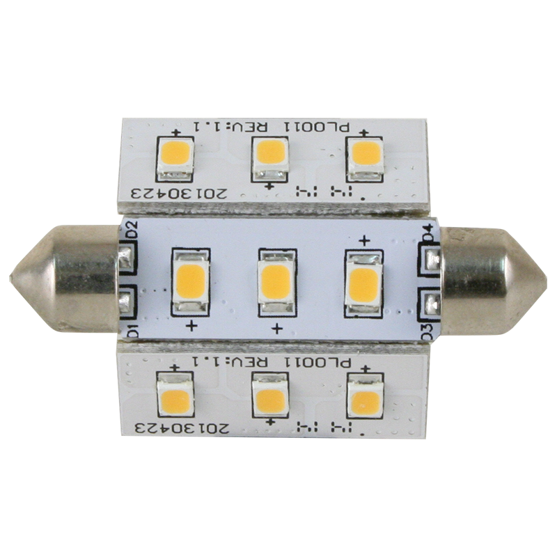 Scandvik 1030V 9Led Cw Festoon Bulb 41107P Boat Owners Warehouse