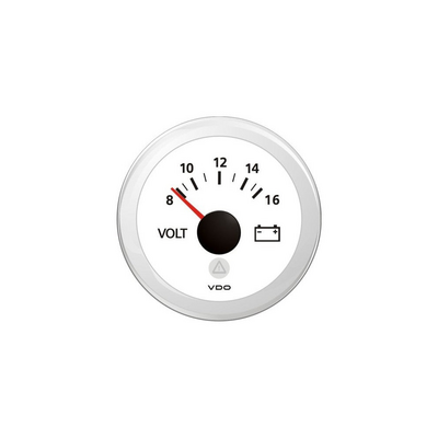 VRT Voltmeter Wht 8-16V A2C59512546 Voltmeter Gauges 622545