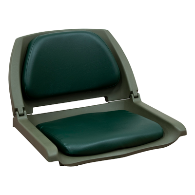 Wise Folding Plastic Boat Seat - Green