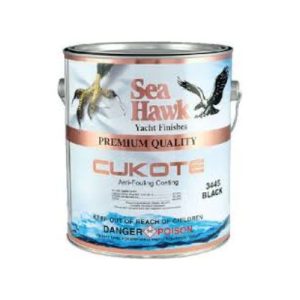 Seahawk Cukote Self Polishing Antifouling Paint, Black, Quart - 3445