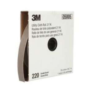 3M 1in x 50yd 220 Grit Utility Cloth - 05005