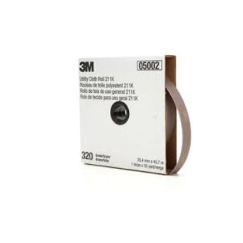 3M Utility Cloth Roll, 320 J-weight, 1 in x 50 yd - 05002