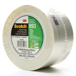 3M Filament Tape #893 Clear - 06938