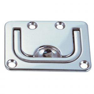 Perko Chrome Plated Zinc Flush Lifting Handle, 3in x 2-1/4in - 1220DP0CHR