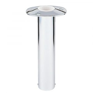 Lees Tackle SS Flush Mount Rod Holder, 3-3/8in x 4-3/16in - RH527VS