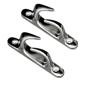 Whitecap 6in SS Skene Bow Chocks - 6073C