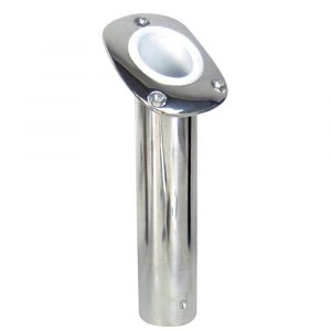 Whitecap Stamped SS Rod Holder - S-0096CBLUE