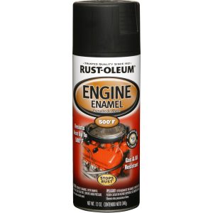 Rust-Oleum Low-Gloss Black Engine Paint - 0713073