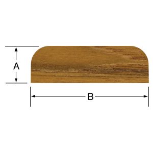 Whitecap 5ft Teak Batten, 1-7/8in x 3/8in - 60857