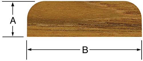 Whitecap 5ft Teak Batten, 1-3/16in x 3/8in - 60859