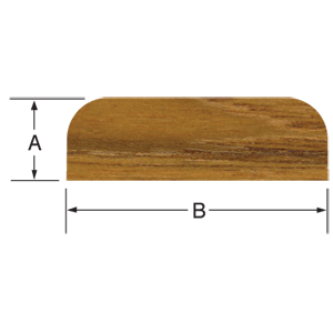 Whitecap 5ft Teak Batten, 7/8in x 3/8in - 60860