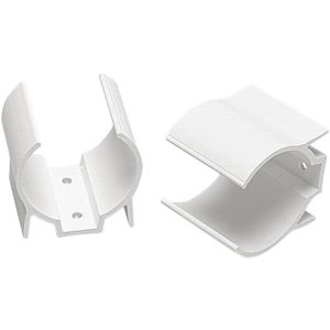 Beckson 3/4in White Clipmate 2/Pk CM-3/4