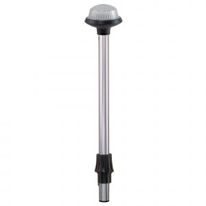 Perko 30in White All Round Pole Light, Coastal Series - 1460DP3CHR