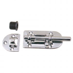 Perko Chrome Plated Bronze 4in Barrel Bolt - 0947DP2CHR