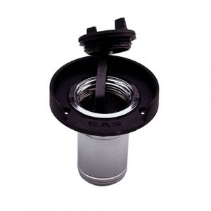 Perko Chrome Plated Zinc Gas Deck Fill, 1-1/2in Hose - 1313DP0CHR