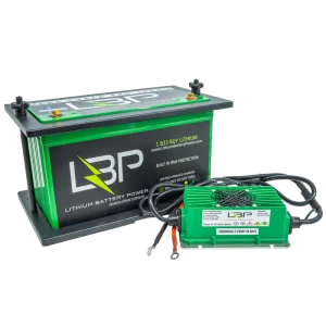 LBP 12V 100Ah Trolling Motor Lithium Battery Kit Deep Cycle Battery
