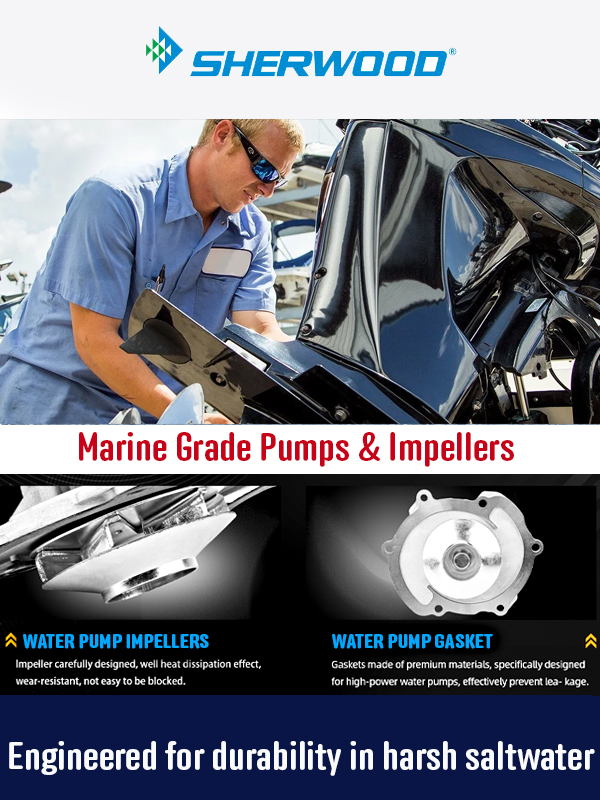 Sherwood Water Pumps and Impellers Marine Products Boat Owners Warehouse BOW