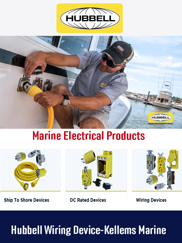 Hubbell Marine Electrical Products Boat Owners Warehouse BOW.com