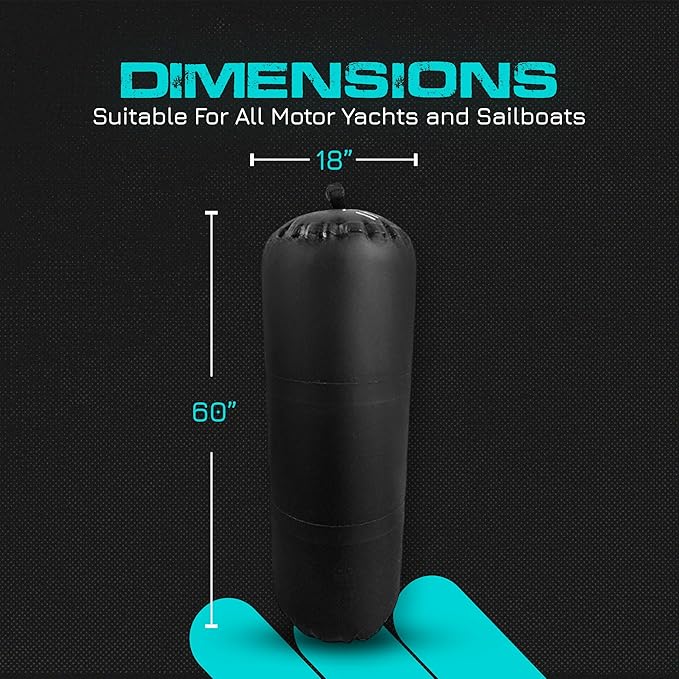 BLK 60 X 18 INFLATABLE FENDER - Image 2