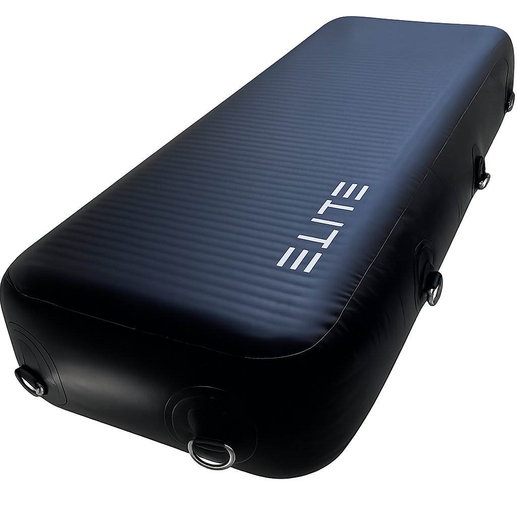 ELITE 48" x 18" Flat Inflatable Boat Fender - The Sentinel, Black - Image 9