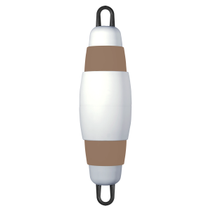 WHT BASE BROWN POP FENDER