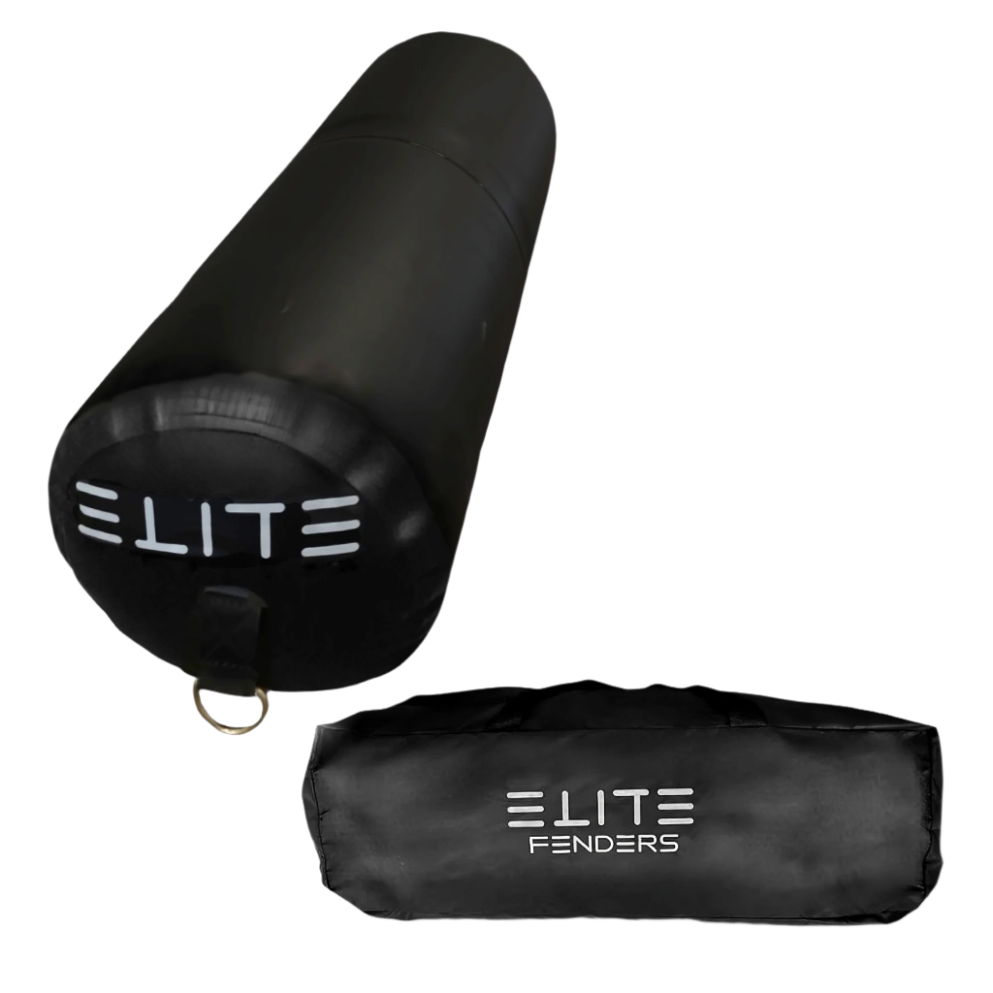 ELITE 24" x 12" Inflatable Boat Fender - The Scout, Black - Image 9