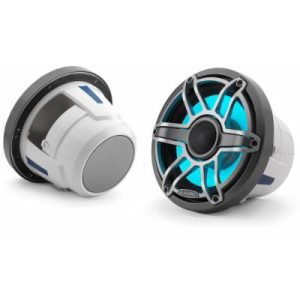 JL Audio M6-880X-S-GmTi Speakers - 8.8" Titanium Sport with RGB LED Lighting (010-03099-00)