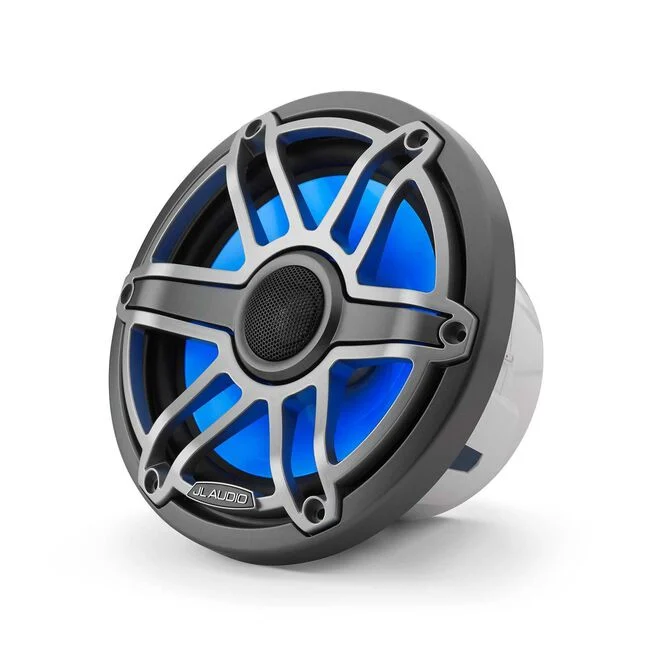 JL Audio M6-770X-S-GmTi-i Speakers- 7.7" Titanium Sport with RGB LED Lighting (010-0376-00) - Image 3
