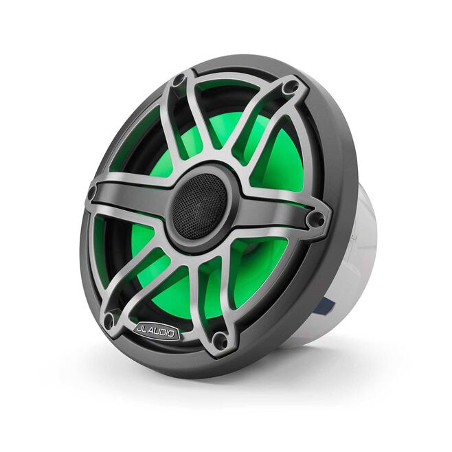 JL Audio M6-770X-S-GmTi-i Speakers- 7.7" Titanium Sport with RGB LED Lighting (010-0376-00) - Image 4