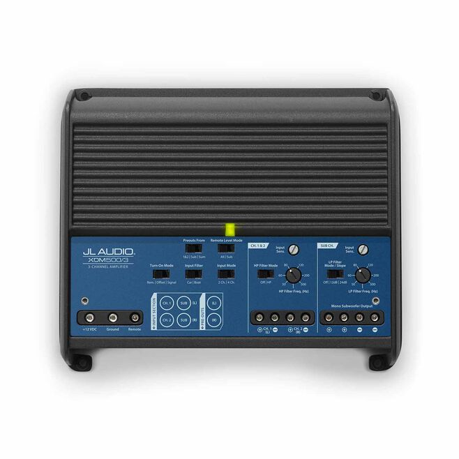 JL Audio XDM500/3 Amplifier - 500W/3-Channel (010-03343-00) - Image 3